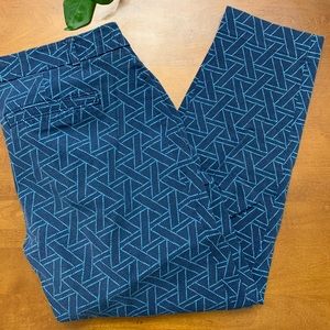 Skinny Print Work Pant